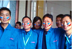 超前涂料90同學會現(xiàn)場！河南真石漆知名品牌